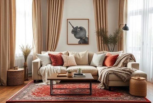 Akoestiek in huis in de woonkamer